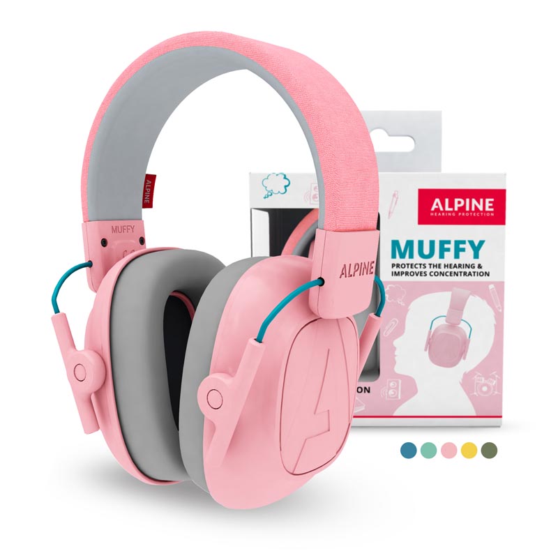 alpine muffy kids pink nauszniki dla dzieci